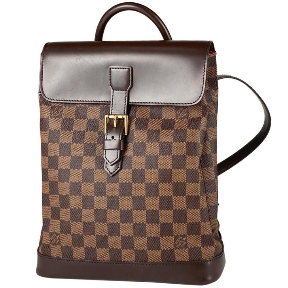Louis Vuitton Soho Backpack Daypack Rucksack Damier Brown